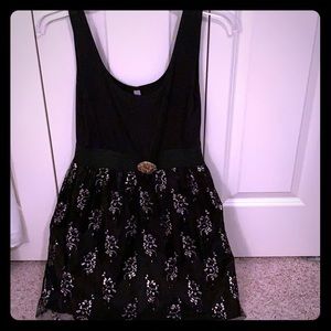 Black and Gold Dress